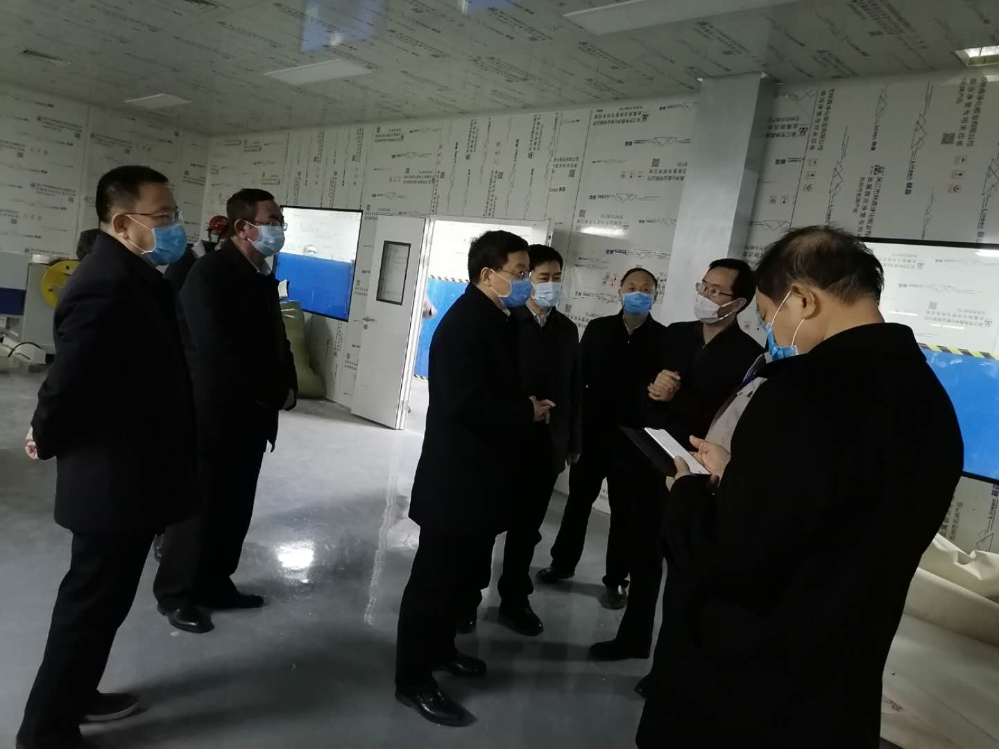 于海田市長(zhǎng)到公司調(diào)研復(fù)工復(fù)產(chǎn)情況